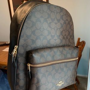 Coach Signature Medium Charlie Backpack